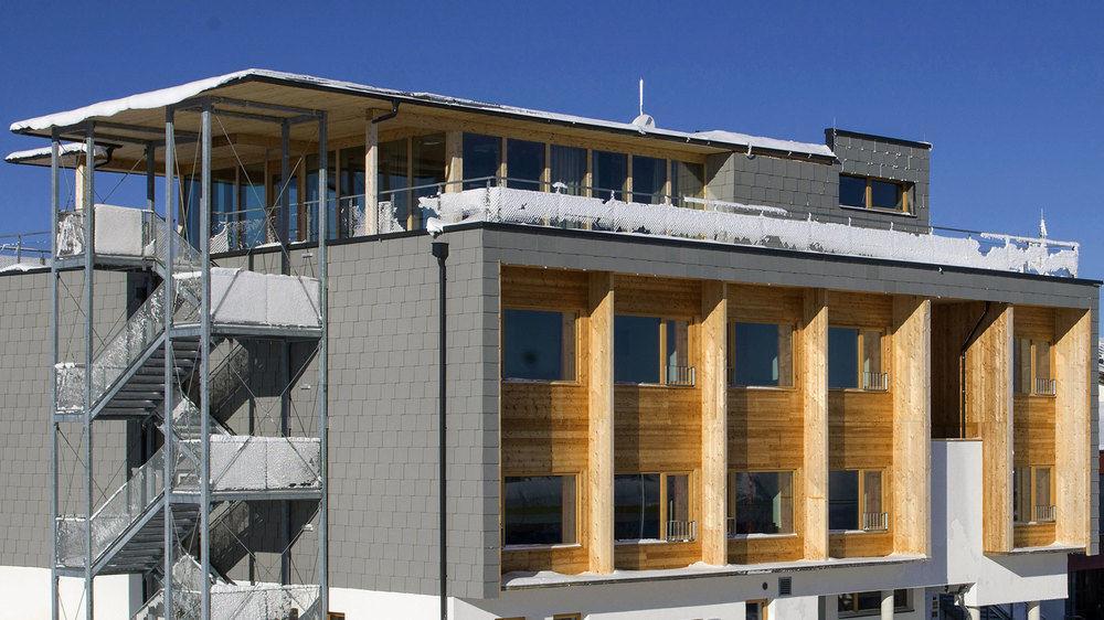 Venet Gipfelhuette Hotel Zams Exterior photo