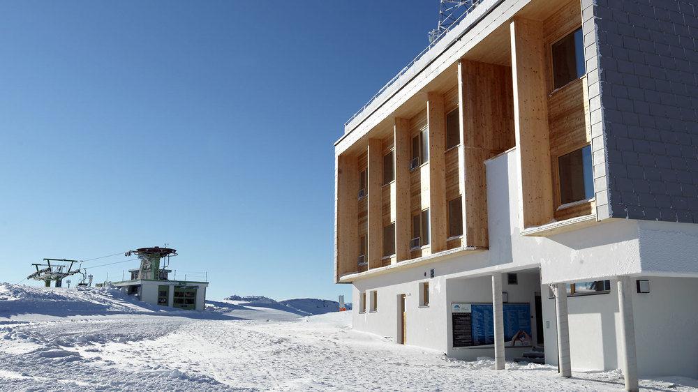 Venet Gipfelhuette Hotel Zams Exterior photo