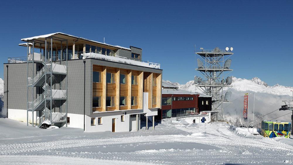 Venet Gipfelhuette Hotel Zams Exterior photo